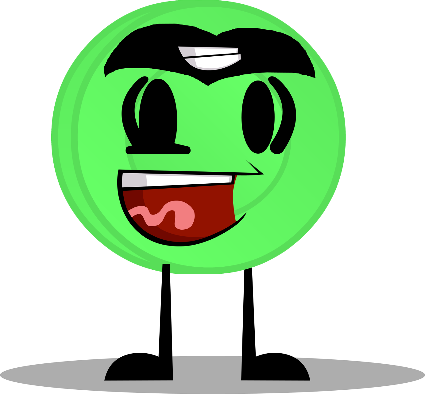 Mint New Pose - Object Terror Mint Clipart (1385x1287), Png Download