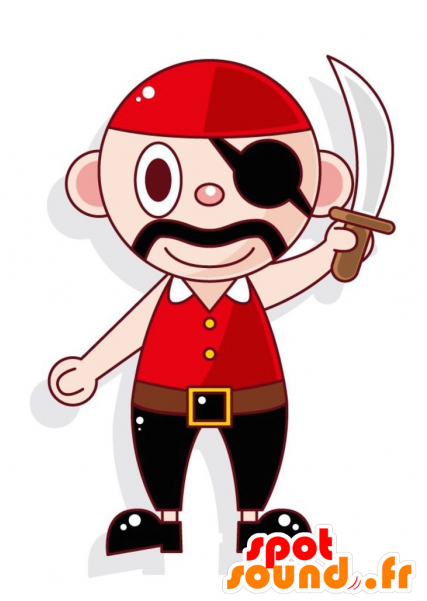 Mustache Clipart Pirate - 2 New Spotsound Masot Yuru-charas Of Brown And Green - Png Download (600x600), Png Download