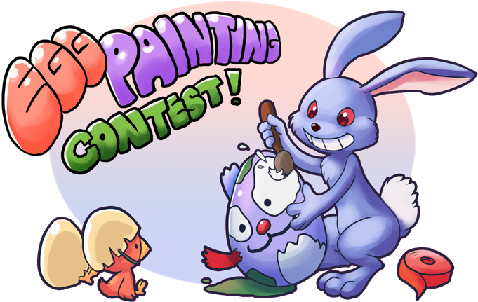 Egg Painting Contest 2016 - Cartoon Clipart (700x467), Png Download