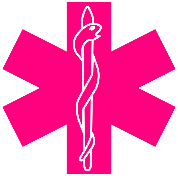 Pink Star Of Life Clip - Ems Logo Hd Png Transparent Png (600x592), Png Download