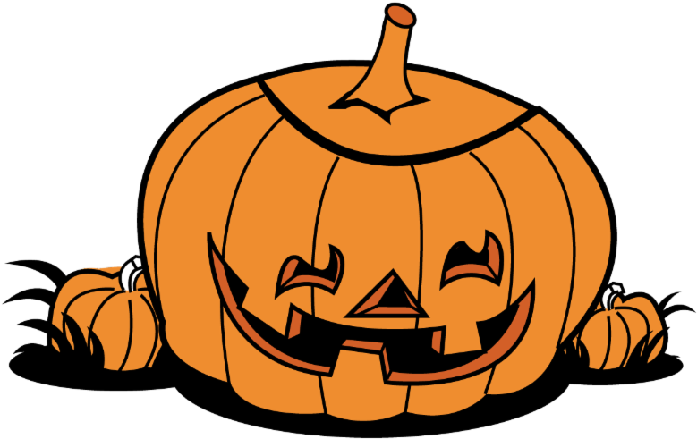 The Irish Child's Typical Halloween Flashlight Was - Halloween Pumpkin Patch Clip Art - Png Download (800x800), Png Download