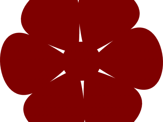 Red Flower Clipart Flower Part - Flowers Clipart Color - Png Download (640x480), Png Download