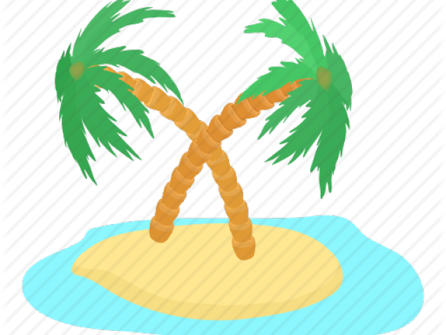 Tropics Clipart Sunny Island - Miami Cartoon - Png Download (640x480), Png Download