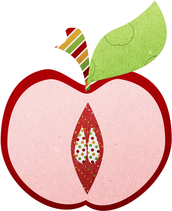 B *✿*one Apple A Day - Fruit Clipart (768x800), Png Download