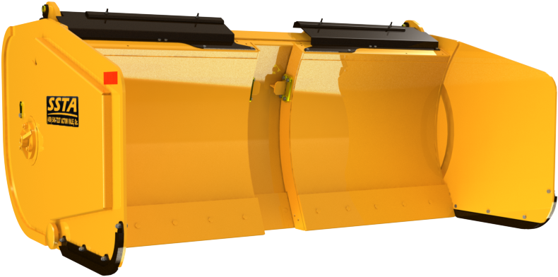 Front Plow T 10 17 Hydraulic Angle Hydraulic Snow Wings - Machine Clipart (1000x563), Png Download