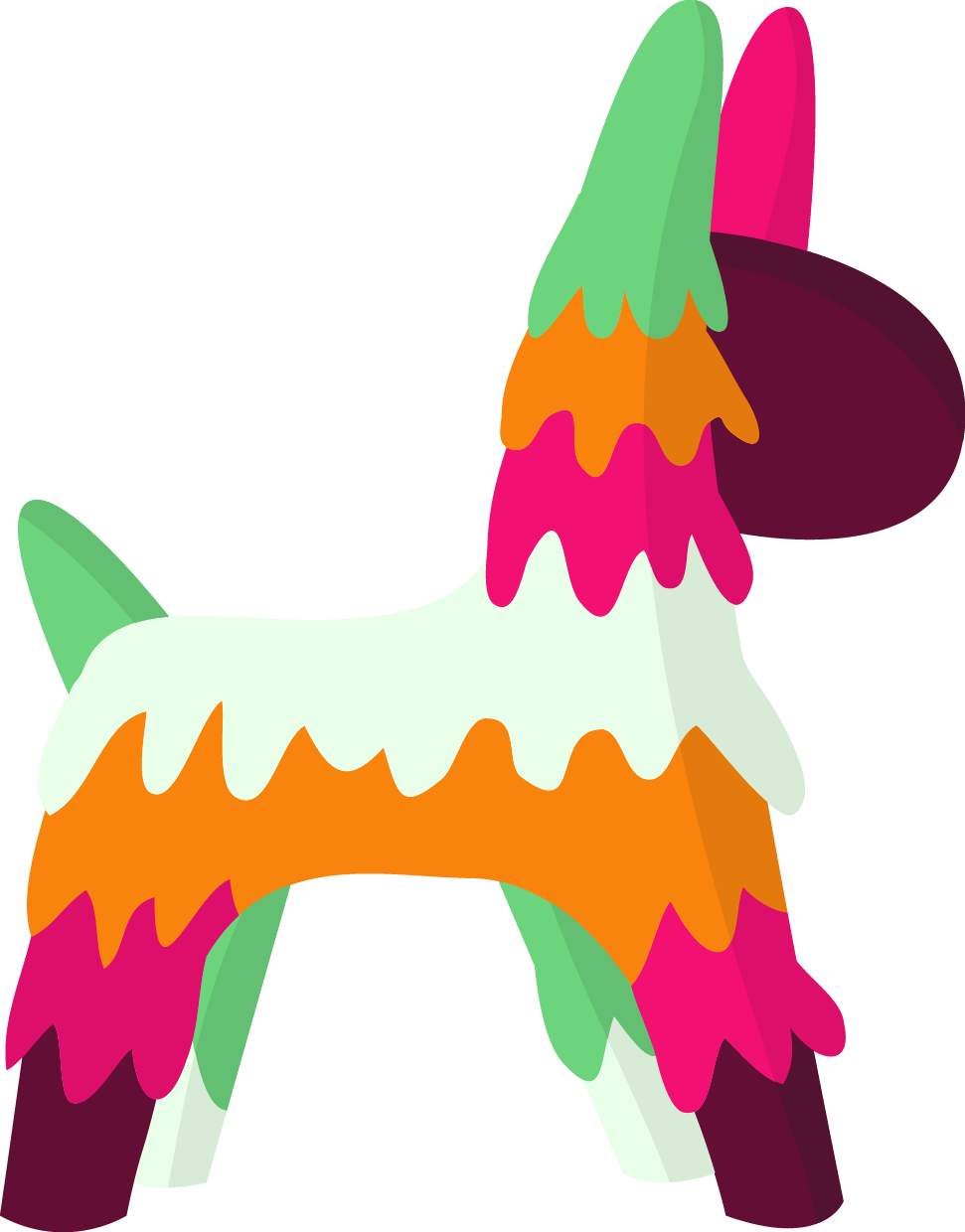 Fiesta - Piñata Vector Png Clipart (971x1240), Png Download