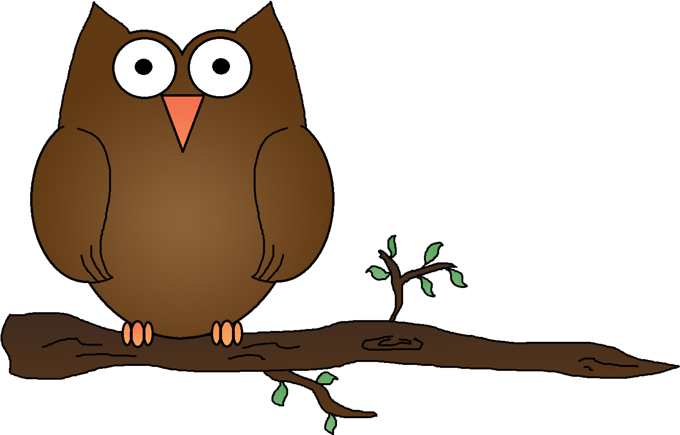 Gallery For Owl On Branch Clipart - عکس انواع جغد کارتونی - Png Download (1398x900), Png Download