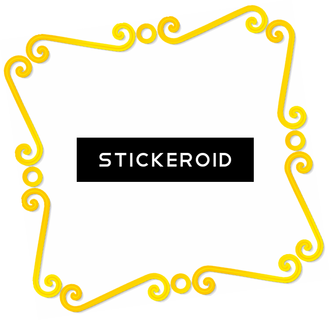 Yellow Border Frame Frames - Governor Cleveland Famous Quotes Clipart (673x651), Png Download