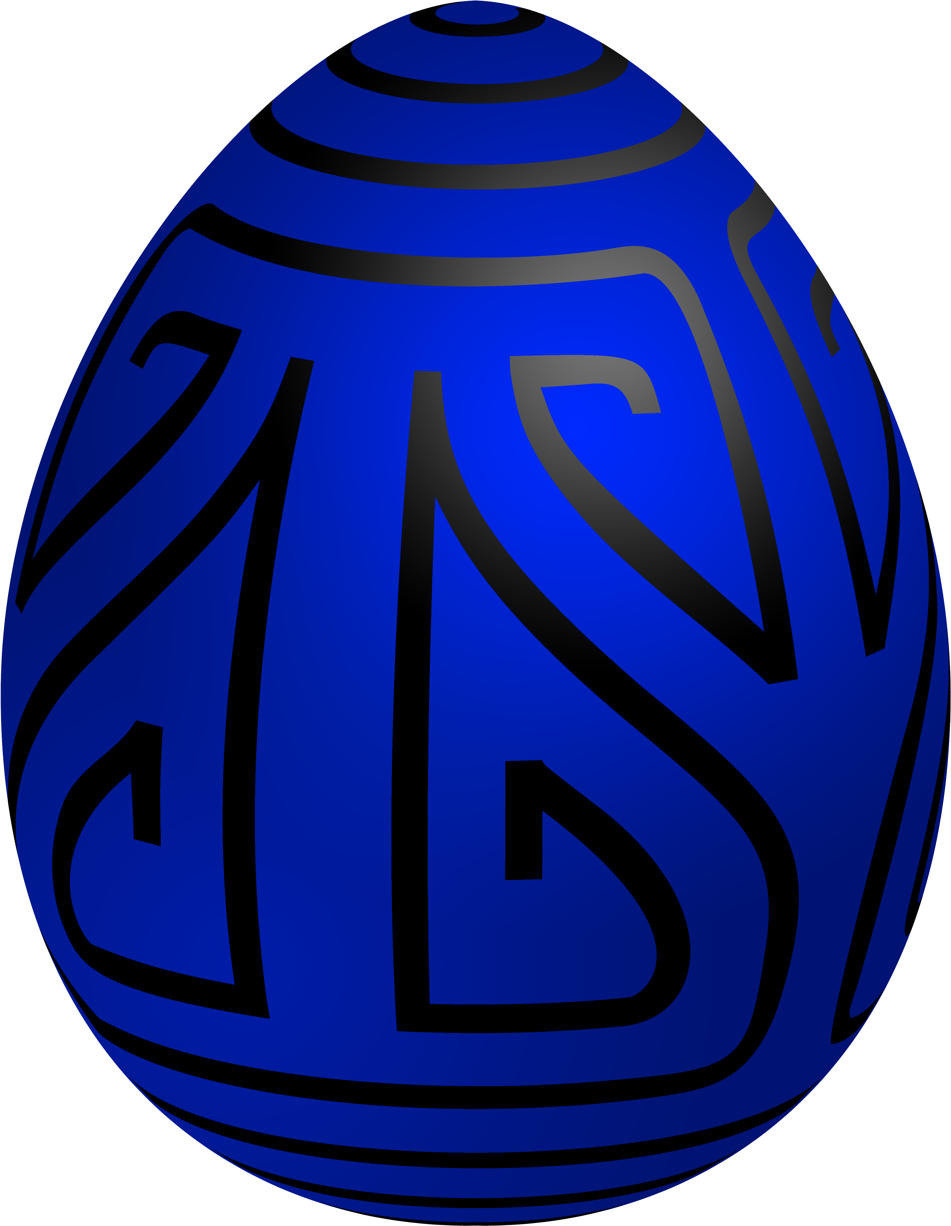 Easter Blue Deco Egg Png Clip Art Transparent Png (3879x5000), Png Download