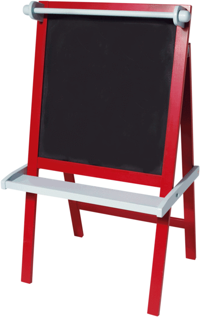 Gltc Art Easel, Red - Gltc Red Easel Painting Set Clipart (690x690), Png Download