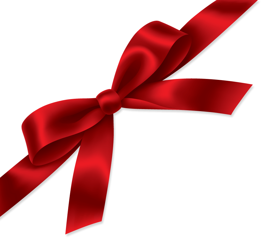 Thank You Lollipop Gifts - Christmas Ribbon Png Clipart (883x805), Png Download