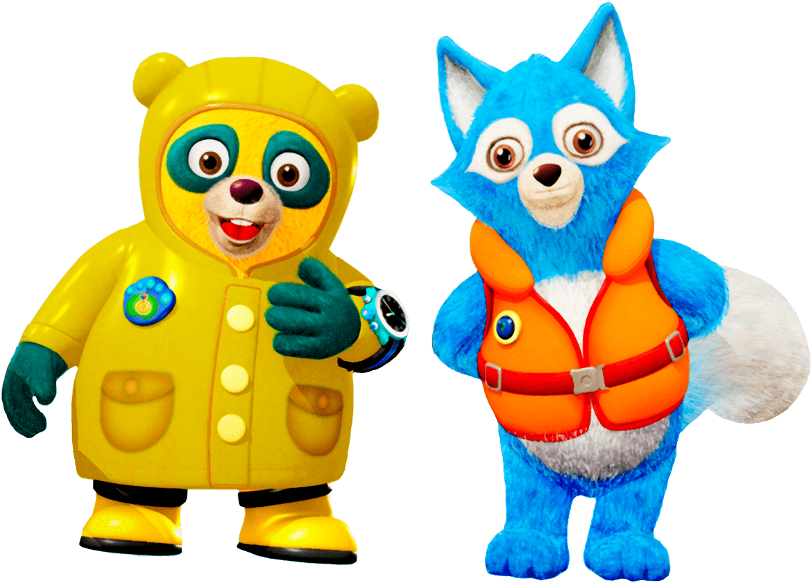 Download - Agent Oso And Wolfie Clipart (1200x862), Png Download