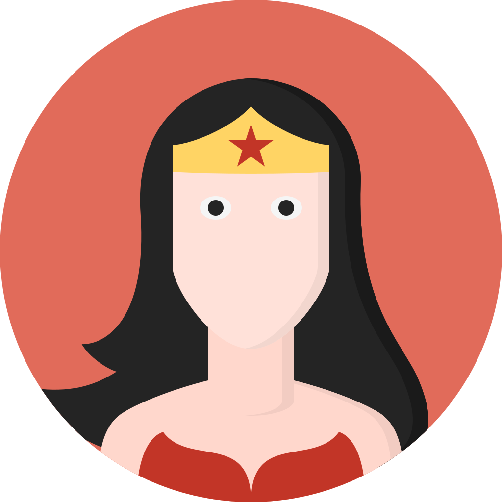 Creative Tail People Wonder Women - Wonder Woman Icon Png Clipart (1024x1024), Png Download