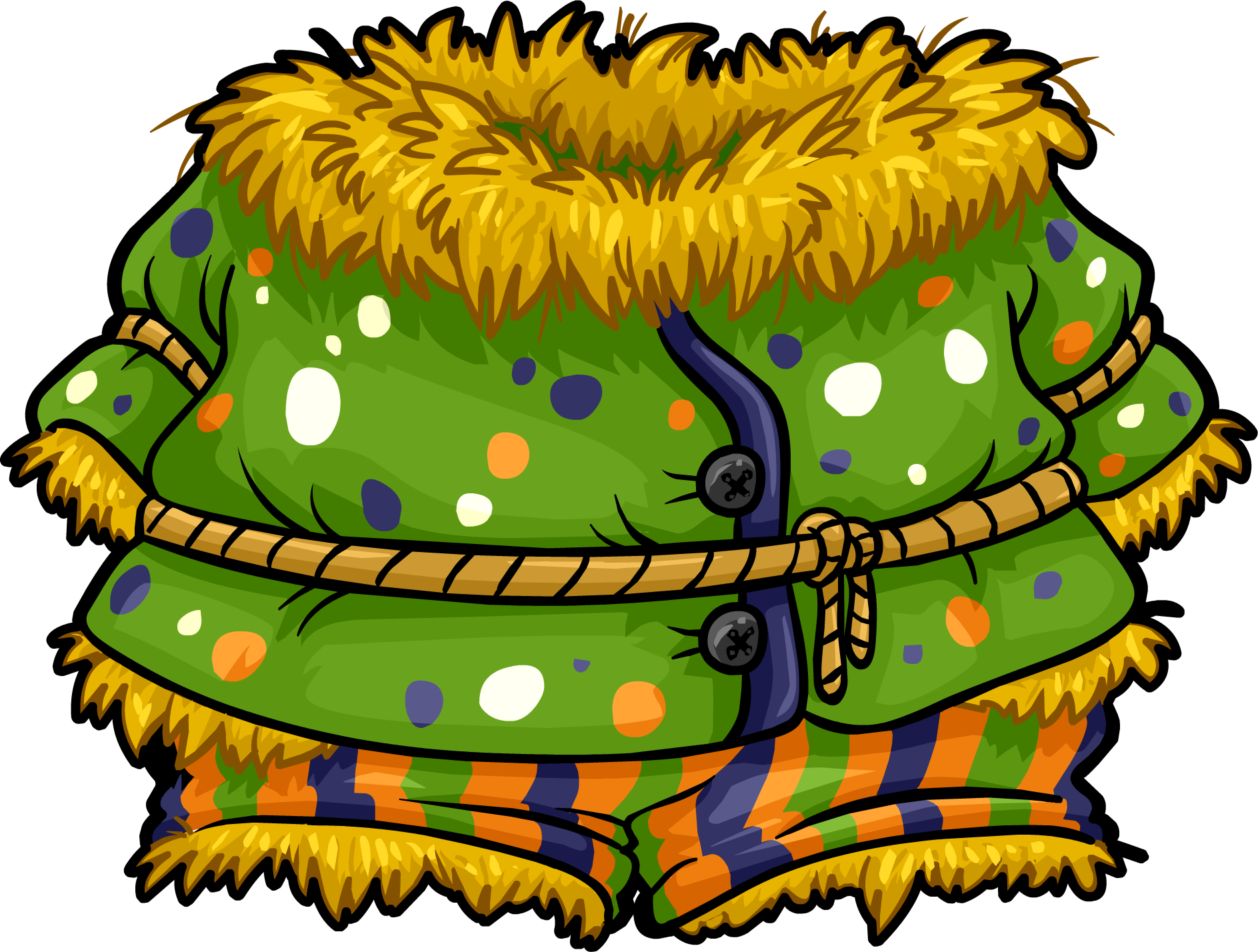 Silly Scarecrow Suit - Wiki Clipart (1887x1428), Png Download