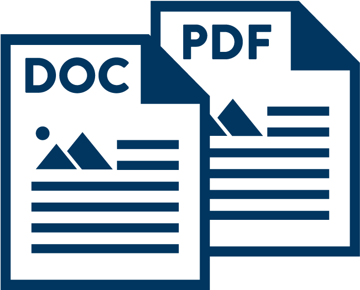 Converting Word Documents To Pdf Graphic Design Clipart Full Size