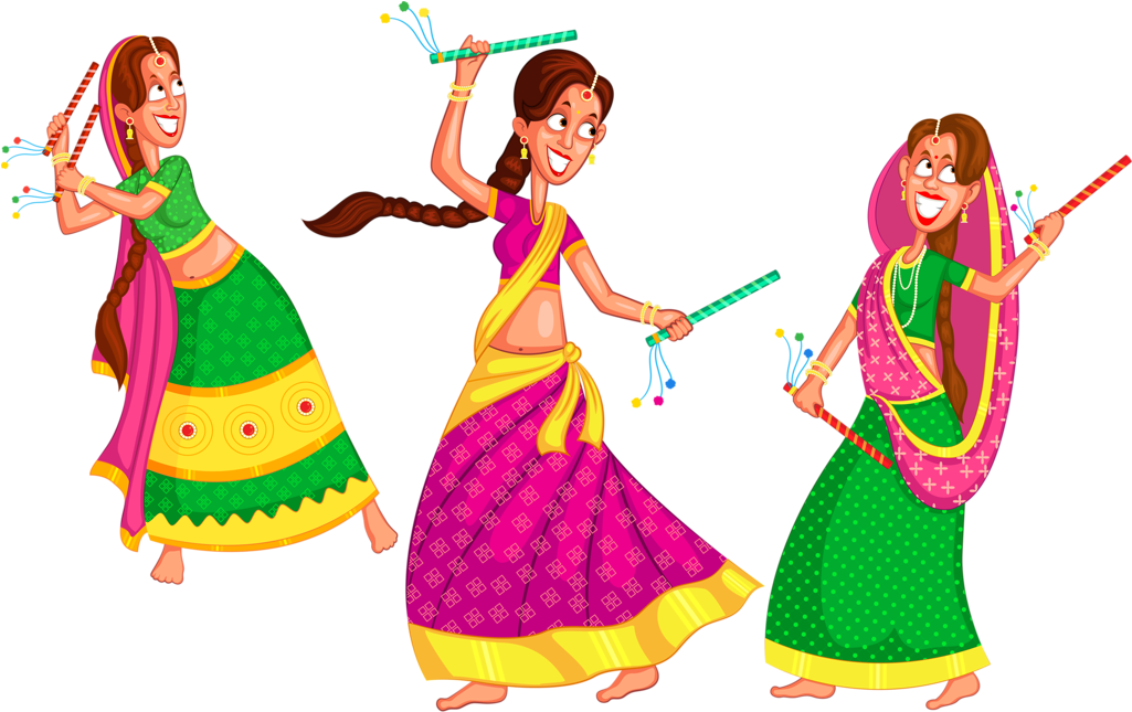 Clip Art Dandiya Vector Png Download Full Size Clipart 1085222 Pinclipart