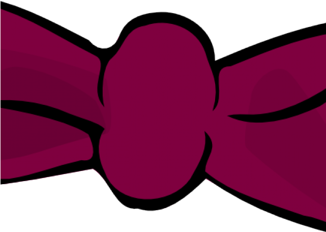 Maroon Clipart Bow Tie - Clip Art - Png Download (640x480), Png Download
