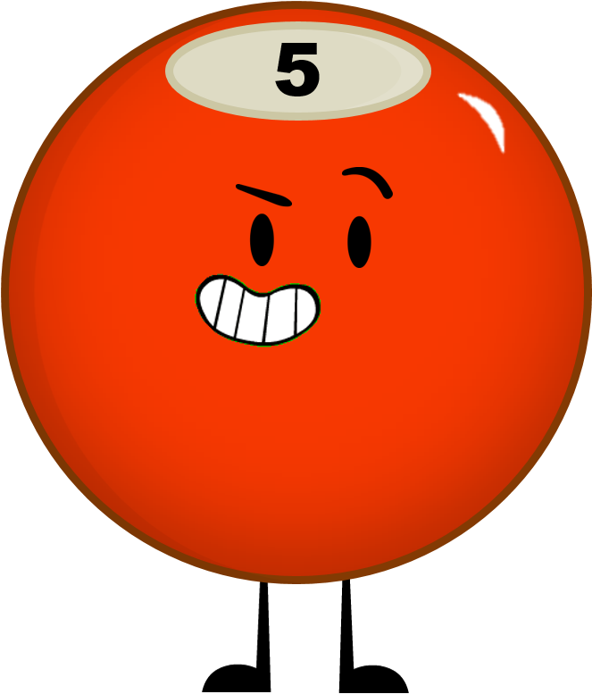 New Pool Ball - Cartoon Clipart (662x815), Png Download