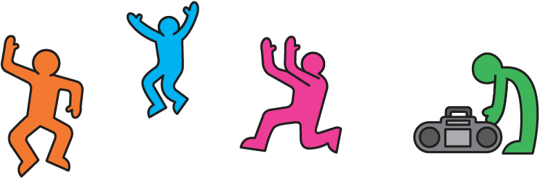 Dance With Dj Noah - Change For Life Characters Clipart (880x600), Png Download
