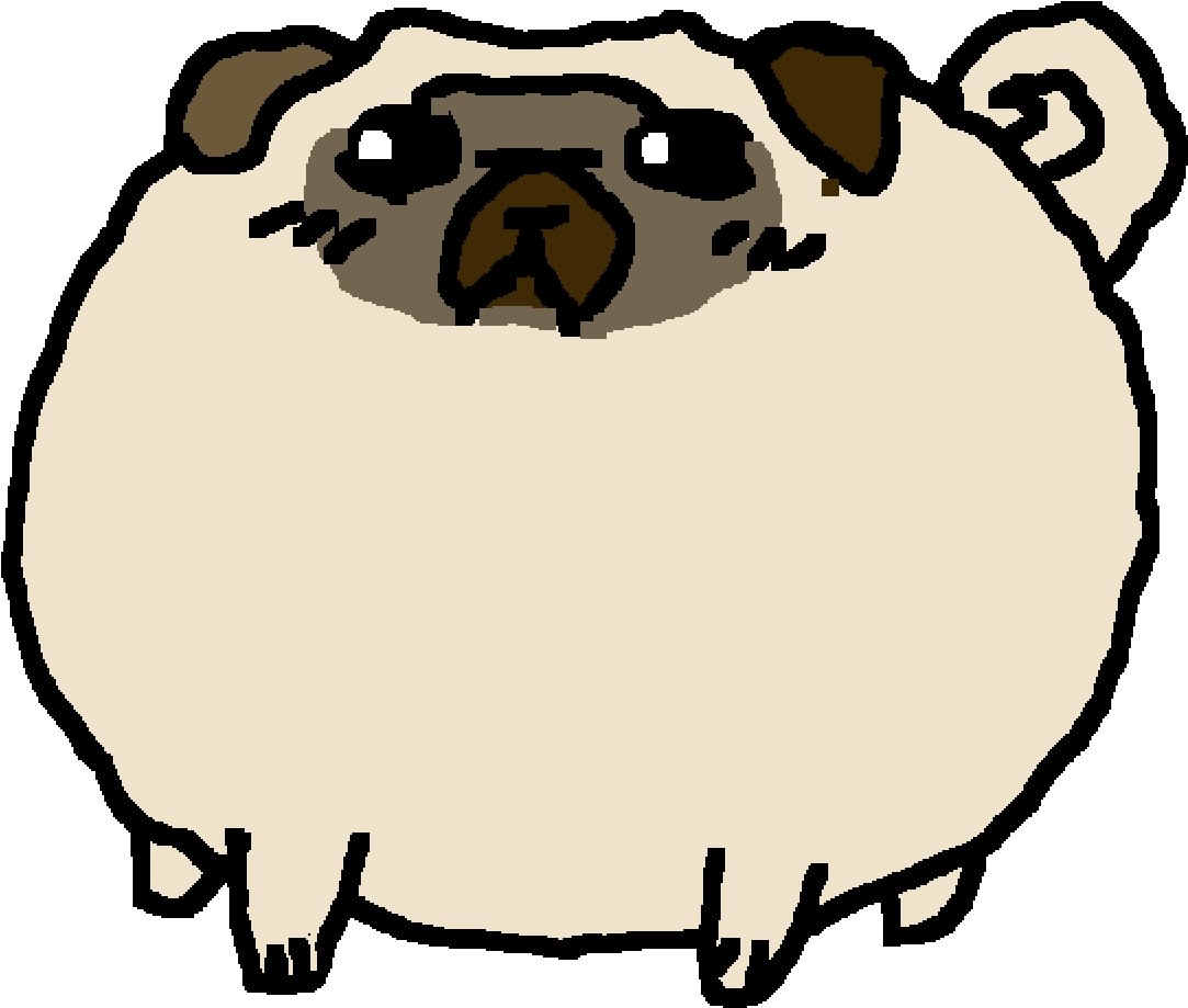 Random Image From User - Pug Clipart (600x600), Png Download