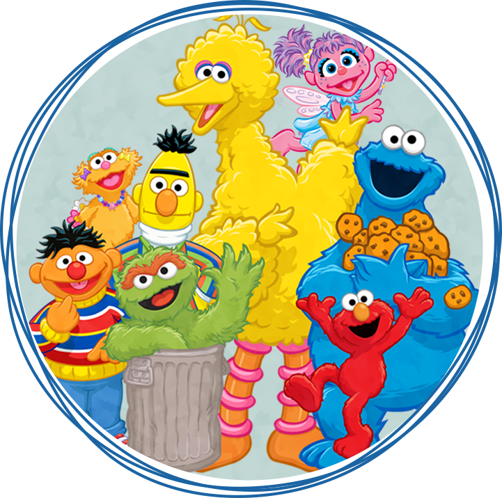 Sweet Cakes Sesame Street Big Bird Elmo Edible Image Clipart (721x716), Png Download