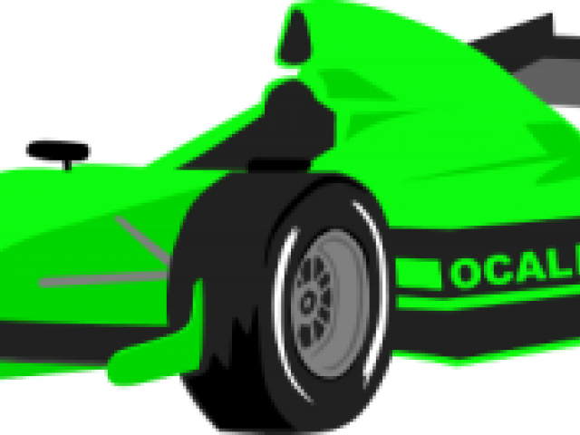Race Car Clipart Green - Formula 1 Car Clipart - Png Download (640x480), Png Download