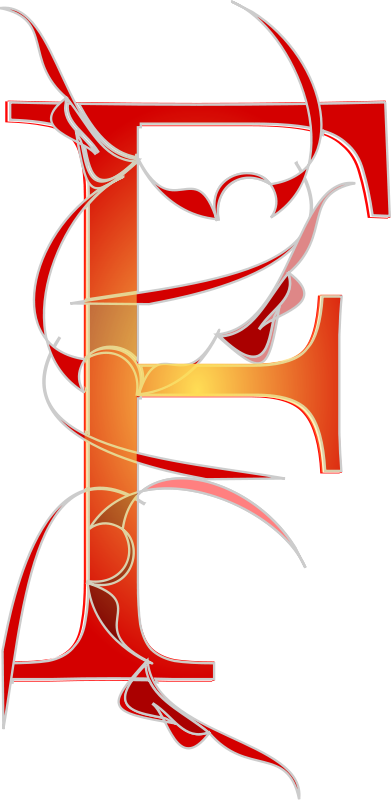 Pattern F / I Clip Art - Clip Art - Png Download (391x800), Png Download