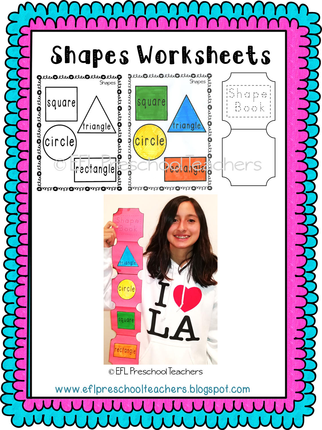 Again Have The Students Color The Shapes, Notice That - Paper Clipart (1125x1500), Png Download