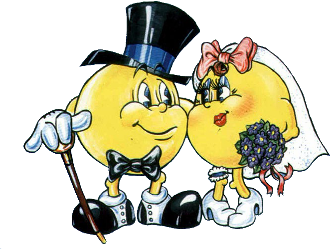 Pac-man - Mrs. Clipart (675x543), Png Download