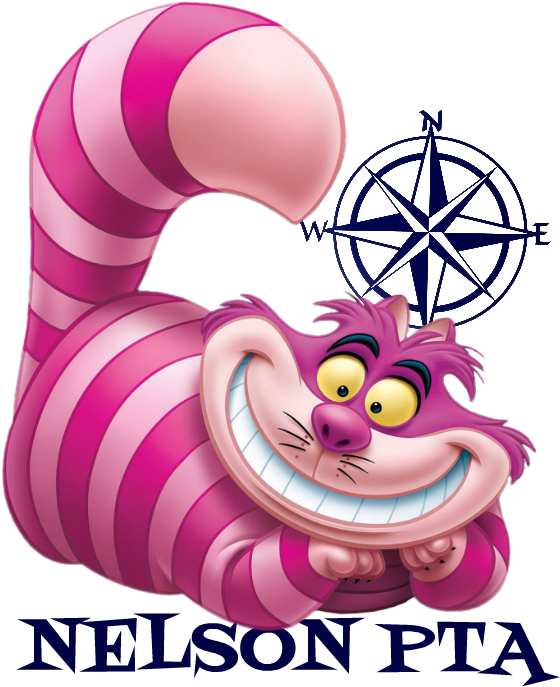 Pta Executive Committee 2018-19 - Alice In Wonderland Cheshire 1951 Clipart (579x721), Png Download