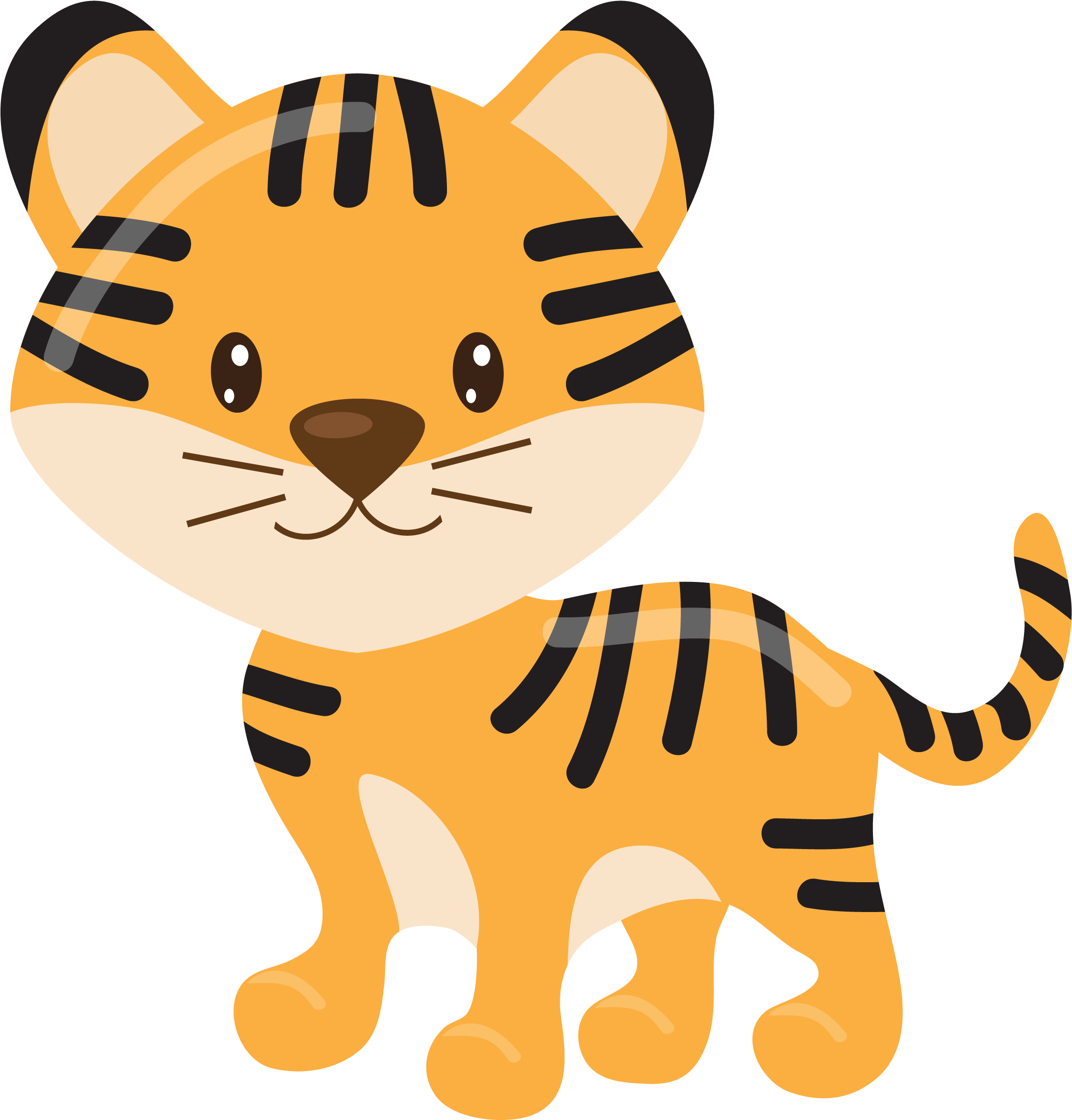 Parrot Tiger Fine Arts - Vector Graphics Clipart (2645x2546), Png Download