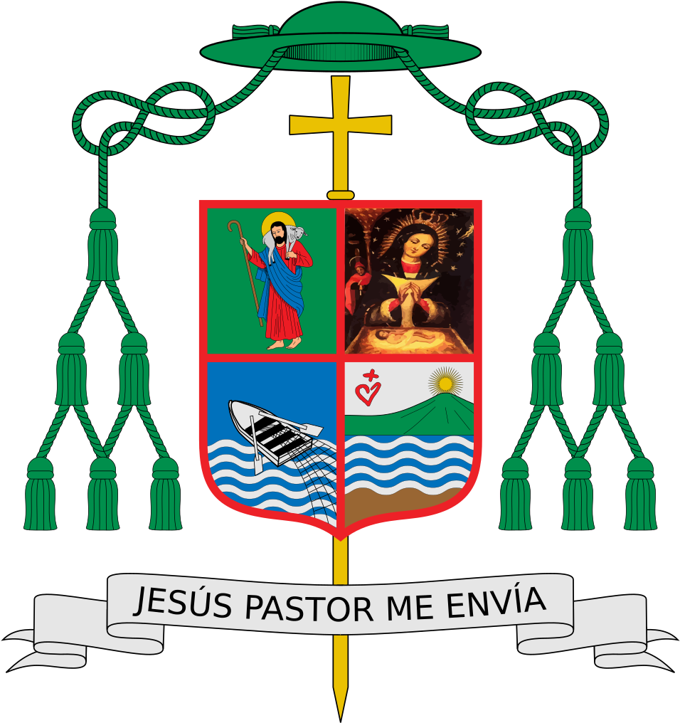 Coat Of Arms Of Bishop Rafael Felipe Nunez - Nathaniel Coat Of Arms Clipart (961x1024), Png Download