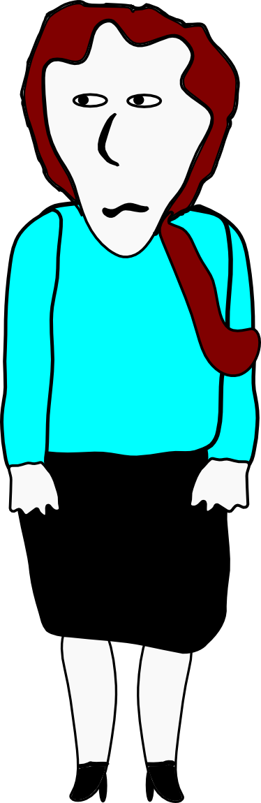 She Is The Brains Of The Housewife Mafia Clipart (374x1150), Png Download