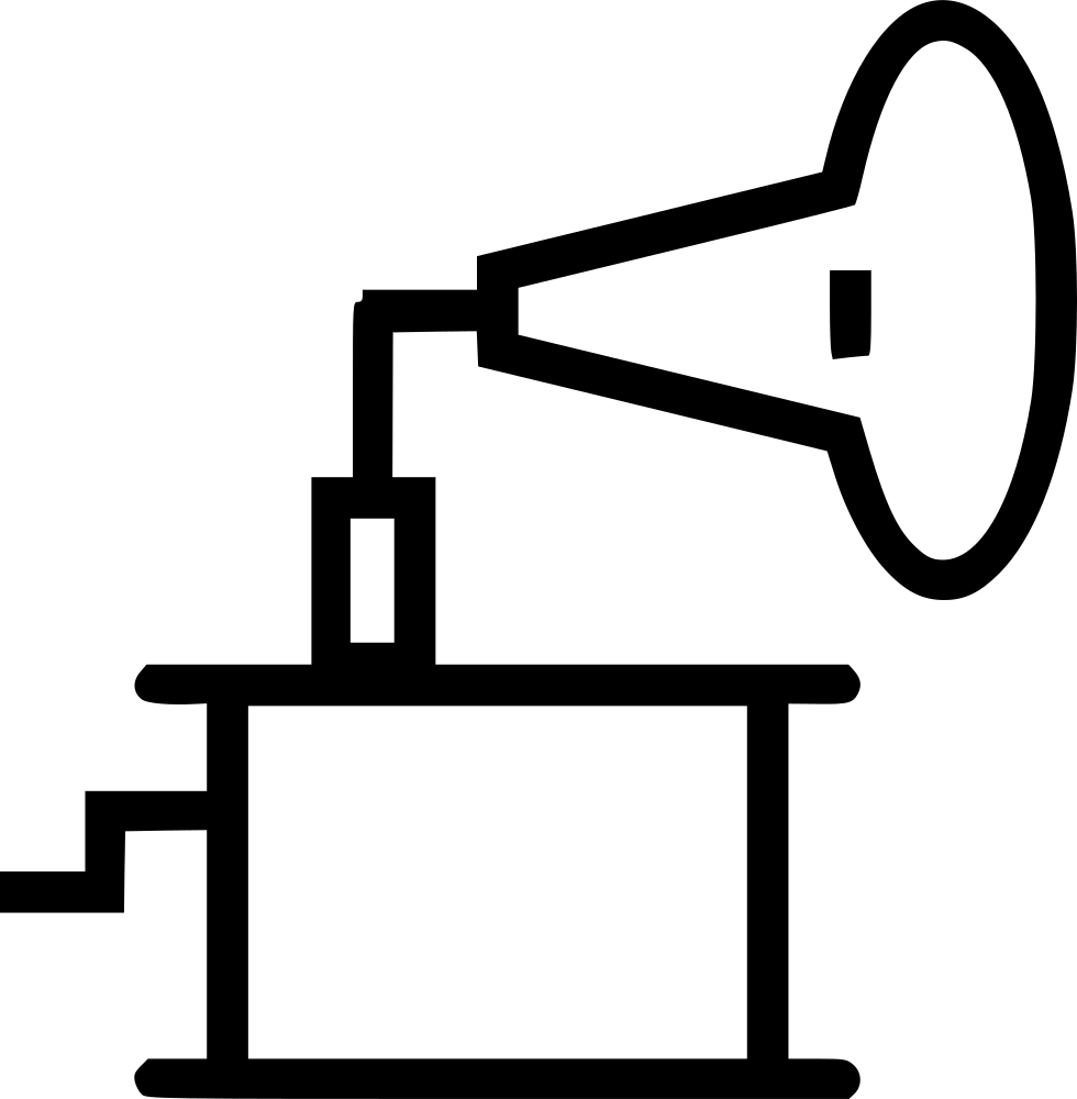 Turntable Vinyl Player Vintage Comments - Phonograph Record Clipart (980x1000), Png Download