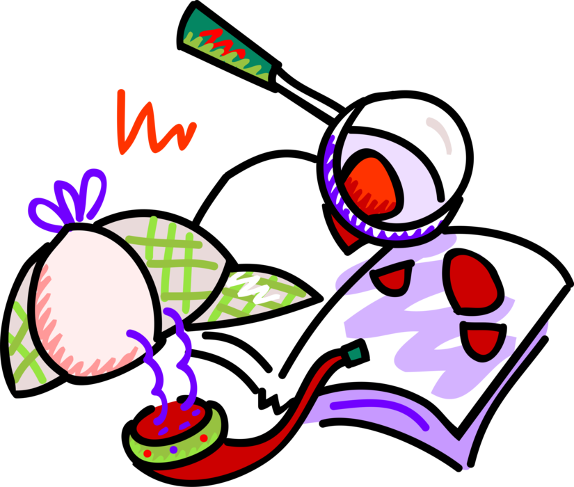 Evidence Clipart Private Eye ~ Frames ~ Illustrations - Magnifying Glass - Png Download (825x700), Png Download