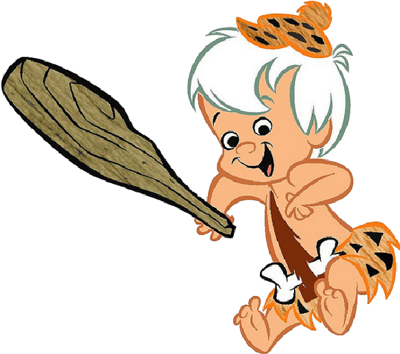 Flintstones Characters Free Cartoon Images Clara Clip - Bamm Bamm - Png Download (600x600), Png Download