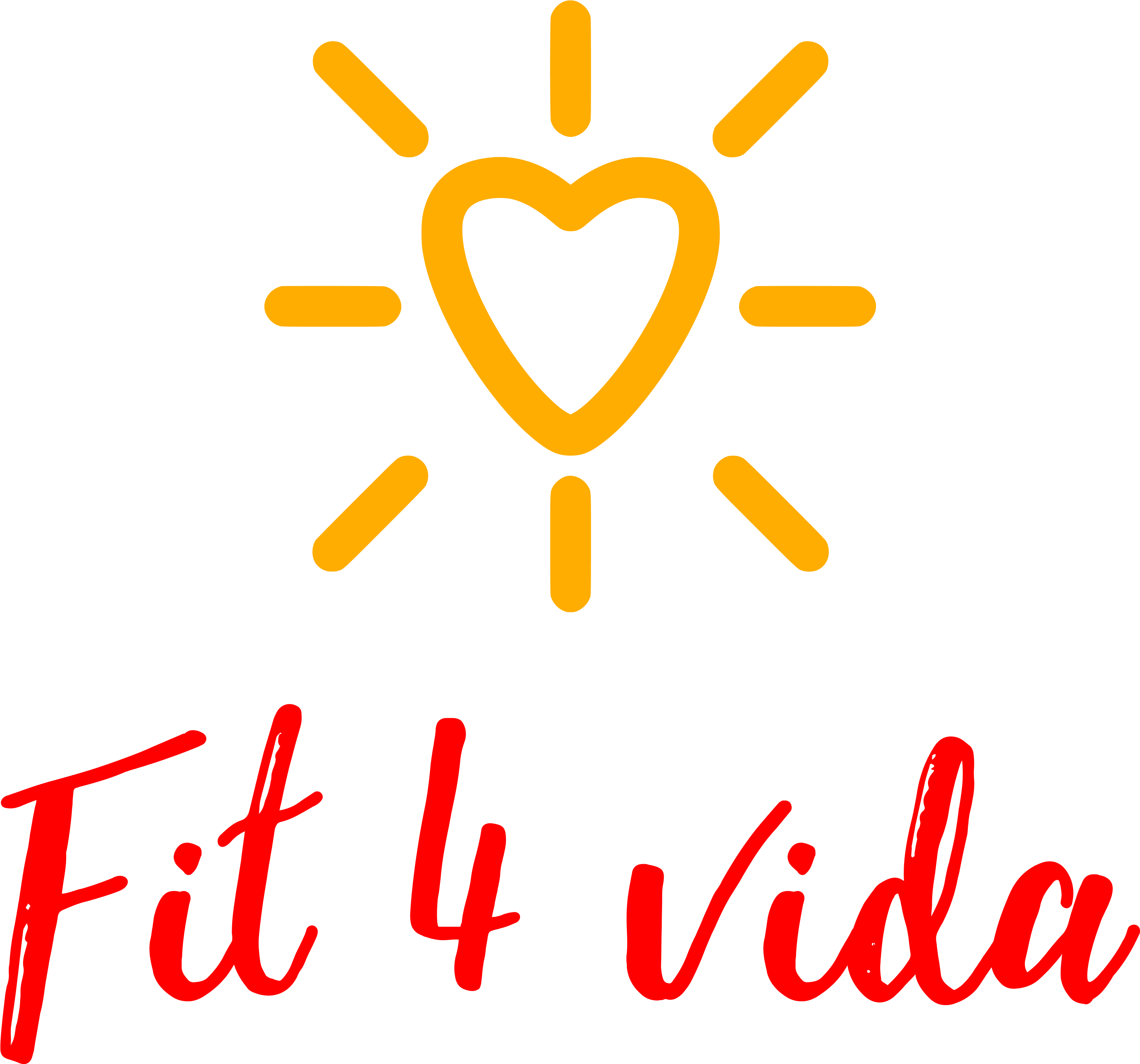 Fit4vida - Heart Clipart (3400x3199), Png Download