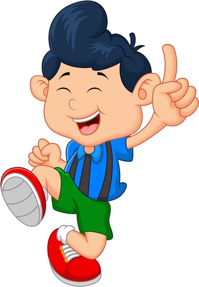 Bonecos * Meninos Clips, Art For Kids, Clip Art, Baby - Cartoons Of Happy Boy - Png Download (742x1024), Png Download