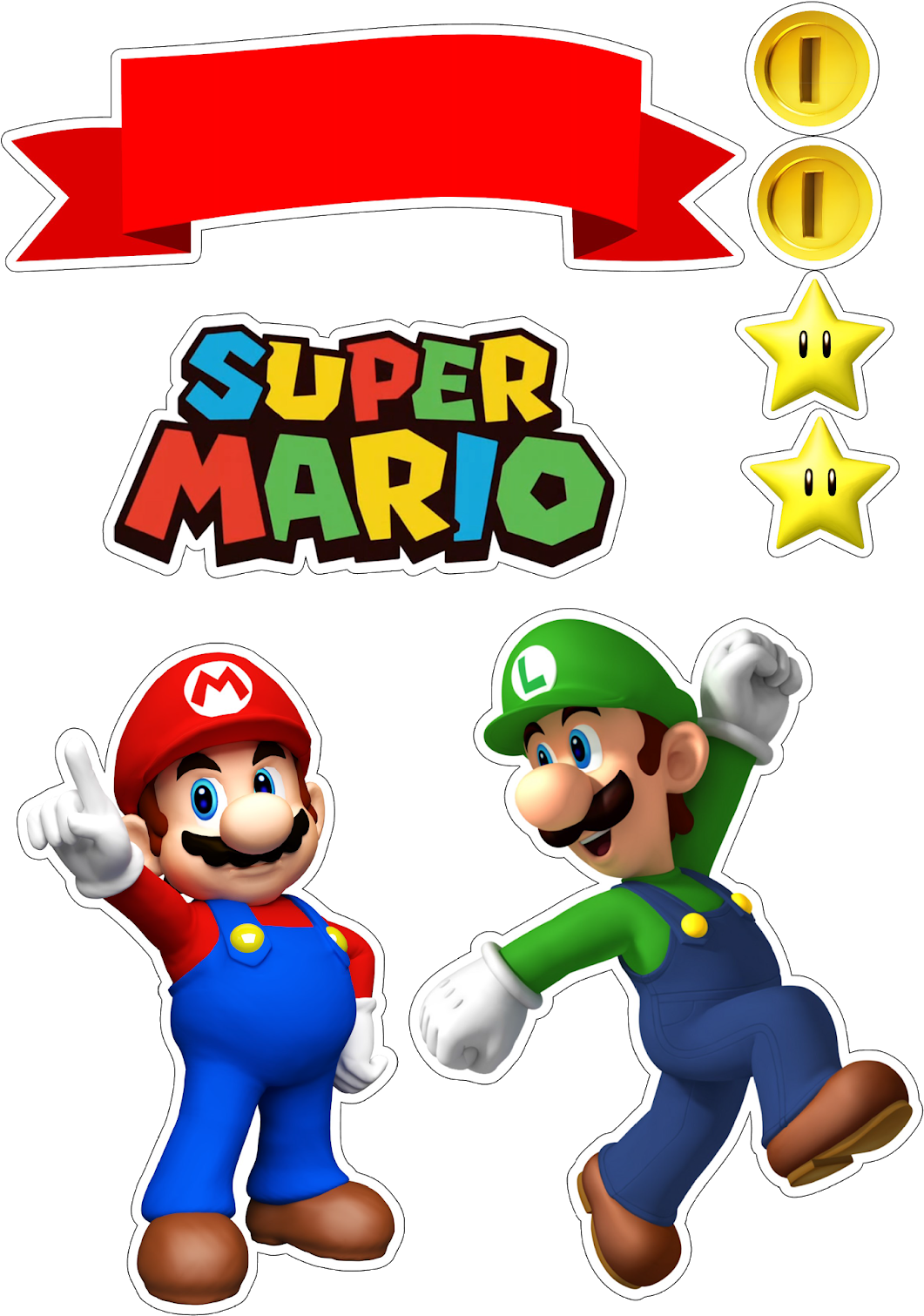 Pin De Gloria Do Carmo Dos Santos Em Balão Em 2018 - Mario Characters Luigi Clipart (1095x1600), Png Download