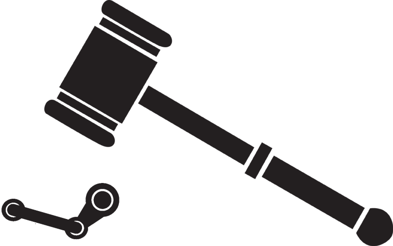 Clip Art Transparent Background Gavel - Png Download (800x500), Png Download