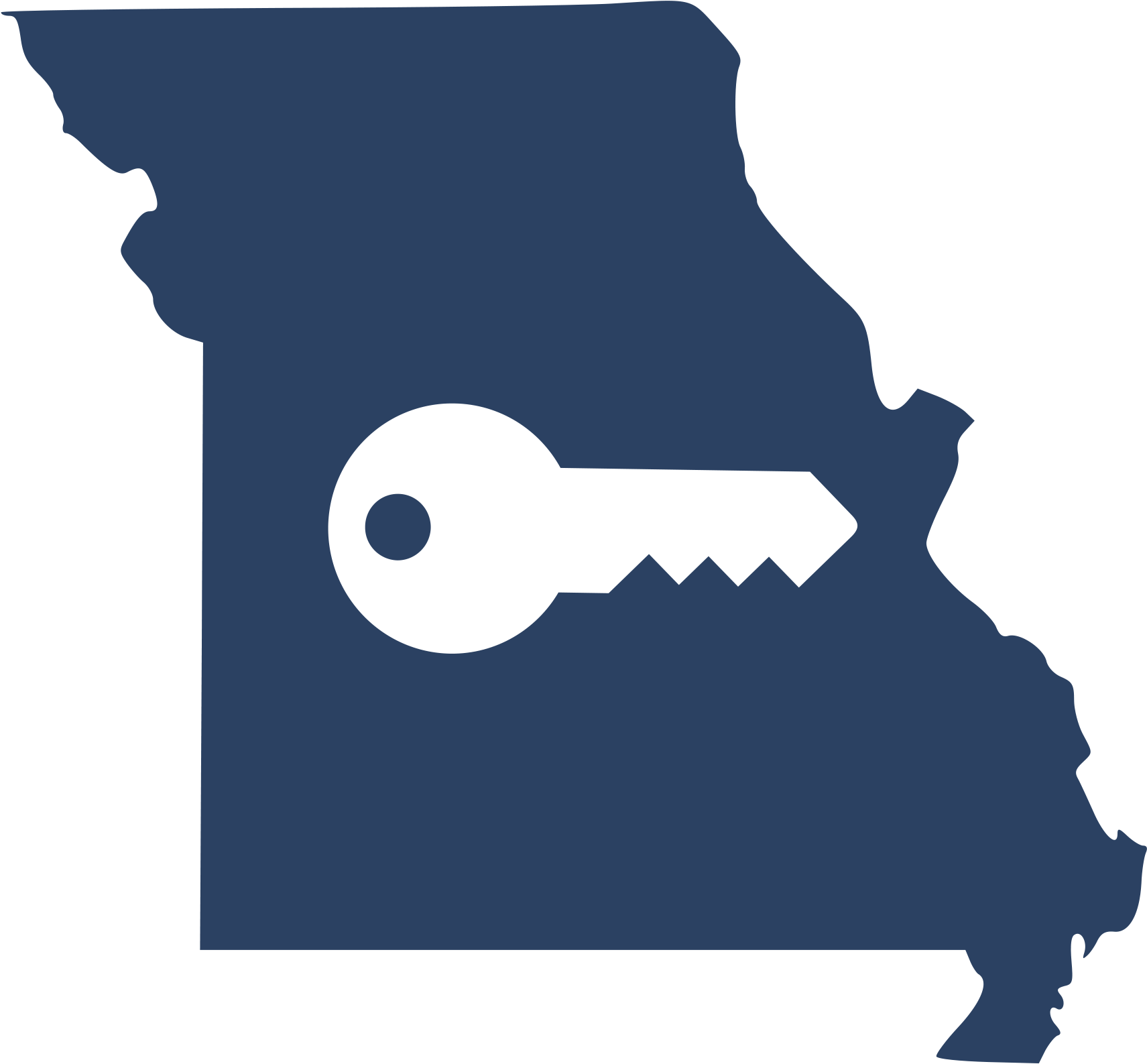 Access Missouri Logo - State Of Missouri Clipart (2000x2000), Png Download