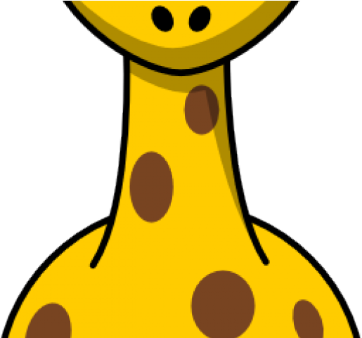 Giraffe Clipart Clear Background - Transparent Cartoon Giraffe - Png Download (640x480), Png Download