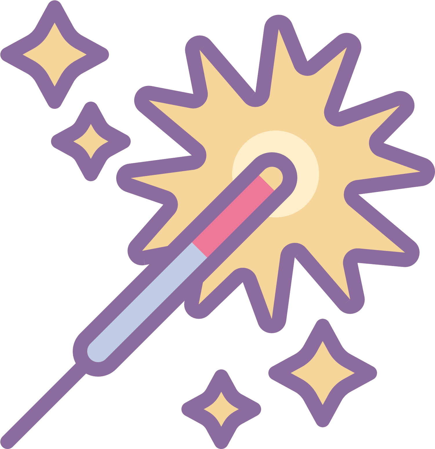 Sparkler Icon - Icon Clipart (1600x1600), Png Download