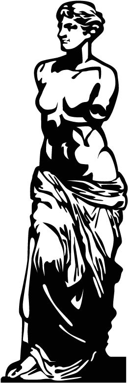 Wall Mural Venus De Milo - Venus De Milo Png Clipart (800x800), Png Download