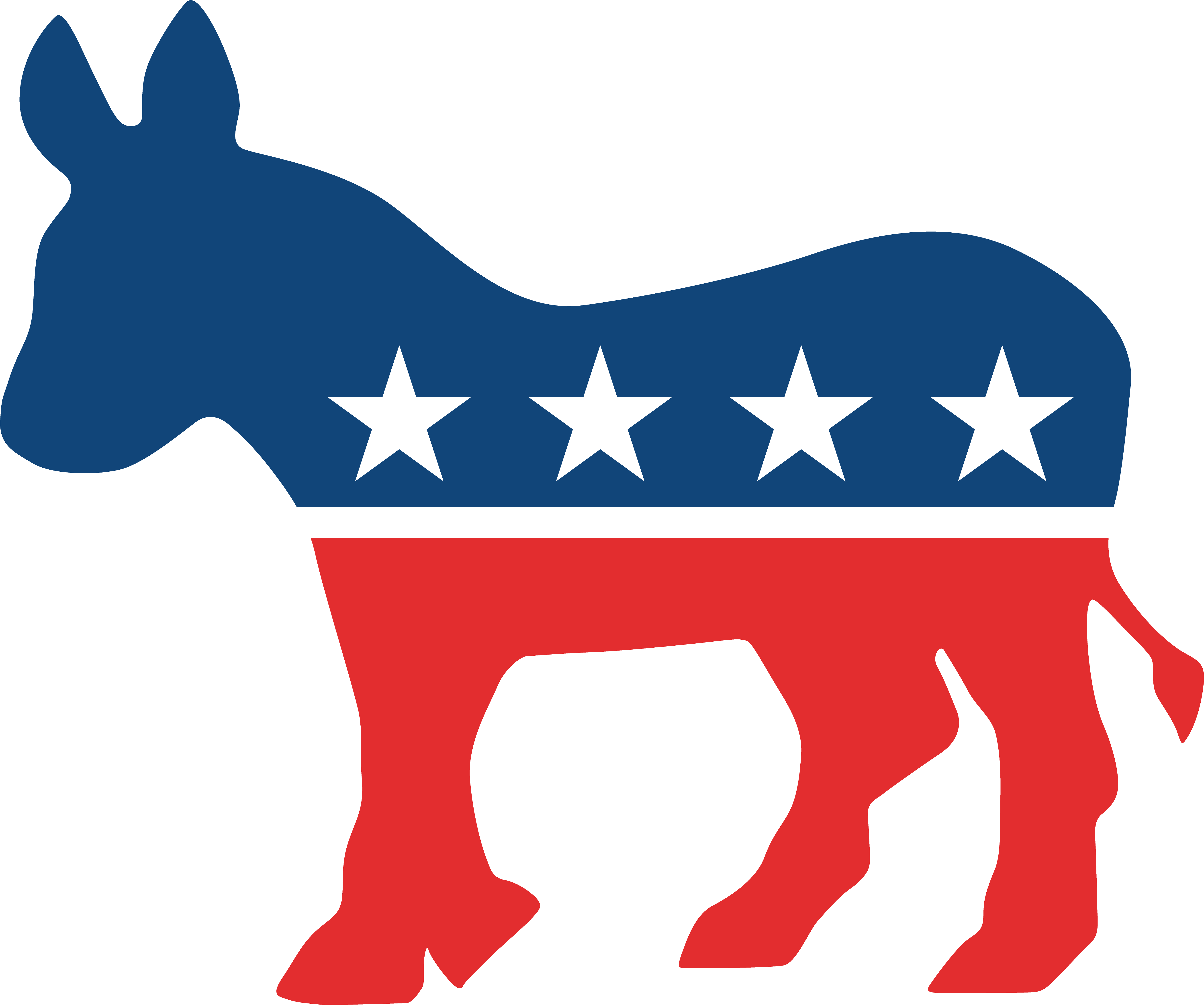 Utah Needs Living Wage, Healthcare - Democratic Party Logo Png Clipart (800x800), Png Download