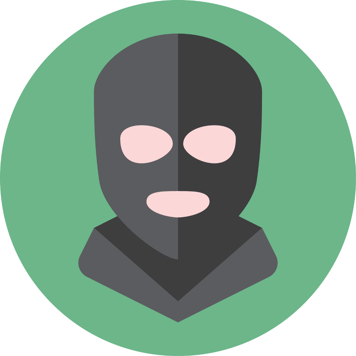 Ski-mask Detection - Illustration Clipart (1200x1200), Png Download