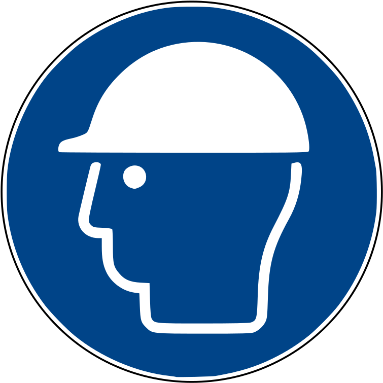 Home - Safety Helmet Must Be Worn Sign Clipart (630x630), Png Download