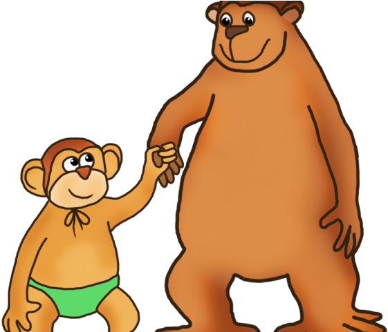 Young Monkey Cliparts - Cartoon - Png Download (640x480), Png Download