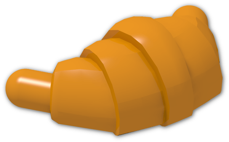 Minifig Food Croissant - Plastic Clipart (800x600), Png Download