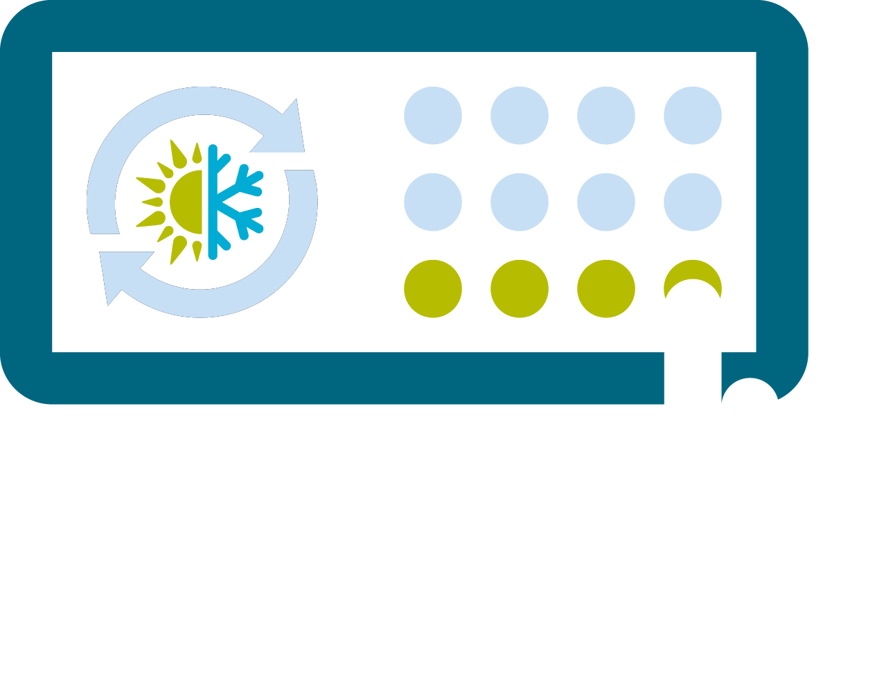 The Experts At Carrier® Have Developed A Thermostat Clipart (1289x1000), Png Download